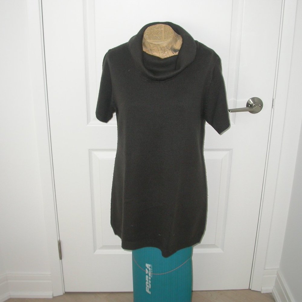 Soft Brown Short Sleeved Sweater/Tunic